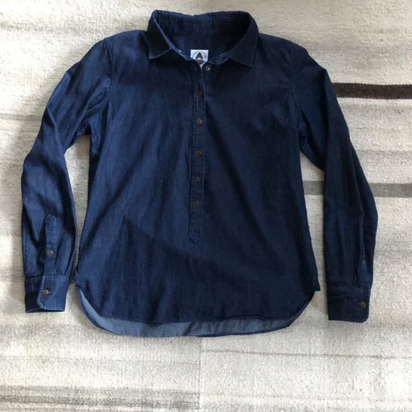 Tradlands Hatteras Pop Over Denim Shirt - Picture 3 of 14
